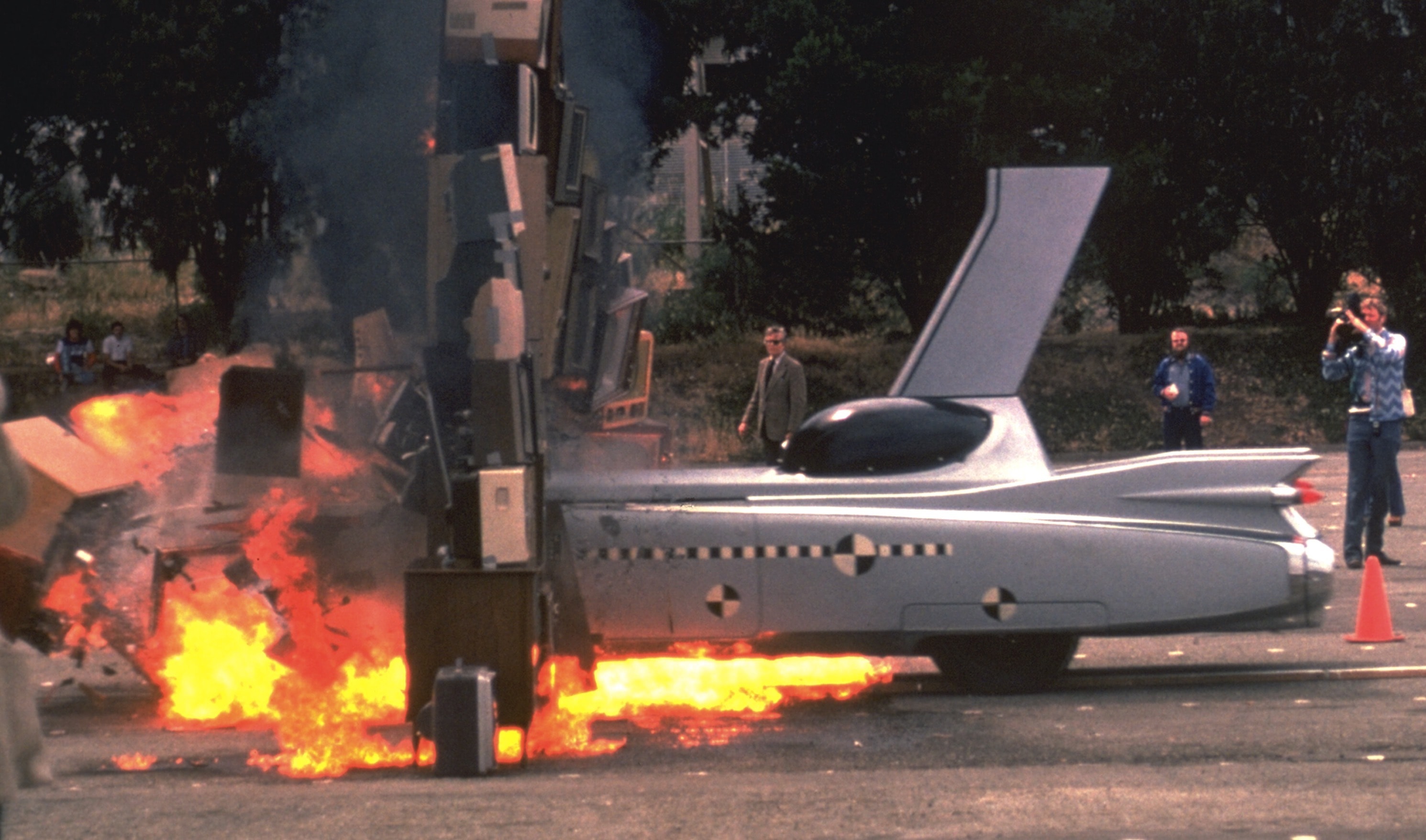 Ant Farm, 'Media Burn', 1975. Photo by Ant Farm 