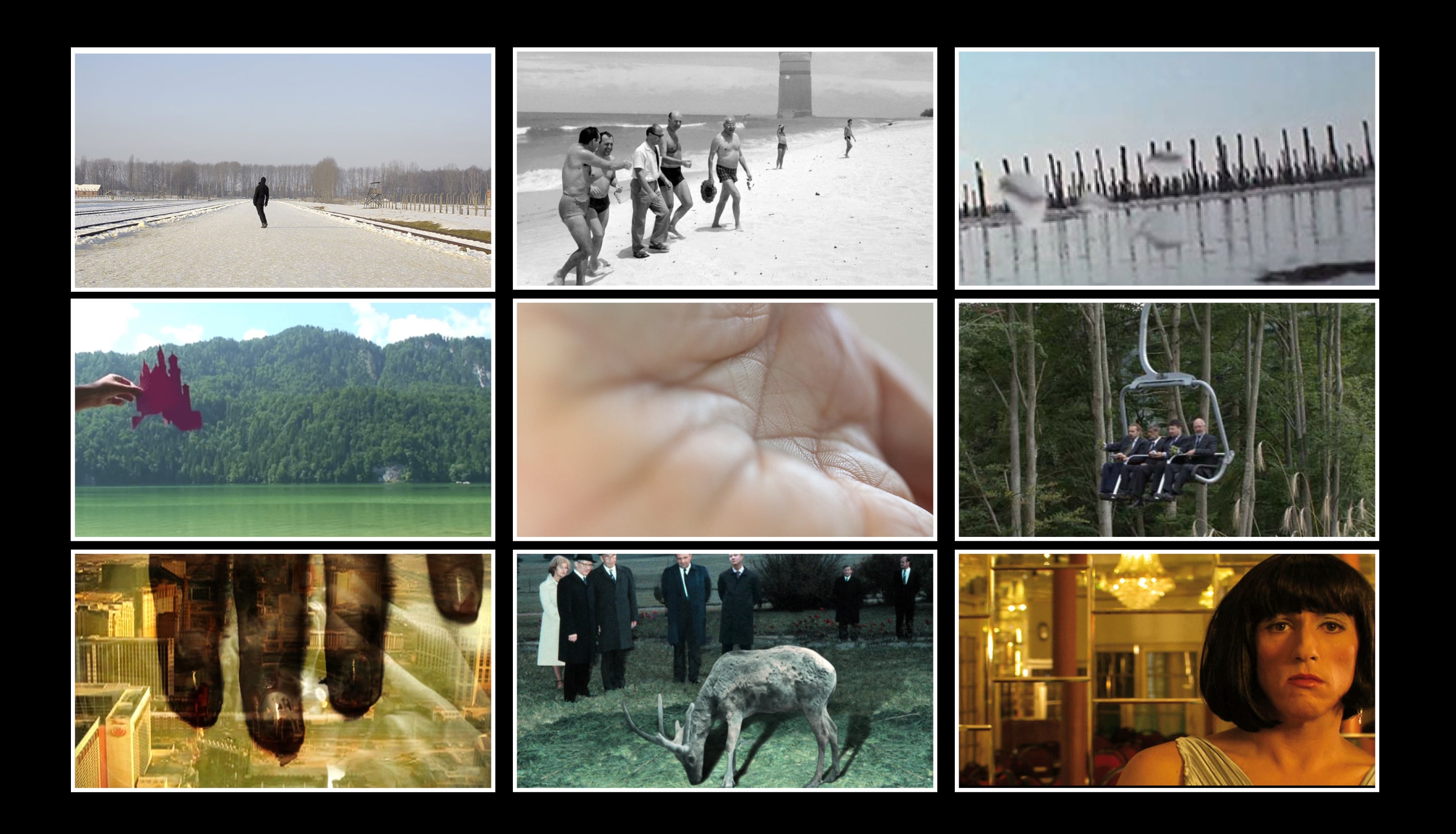 Series of images selected from VIDEOCLOOP Archive