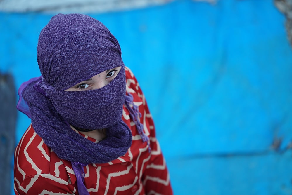 Erkan Özgen, 'Purple Muslim', 2018 © the artist, courtesy Han Nefkens Foundation and Fundació Antoni Tàpies.