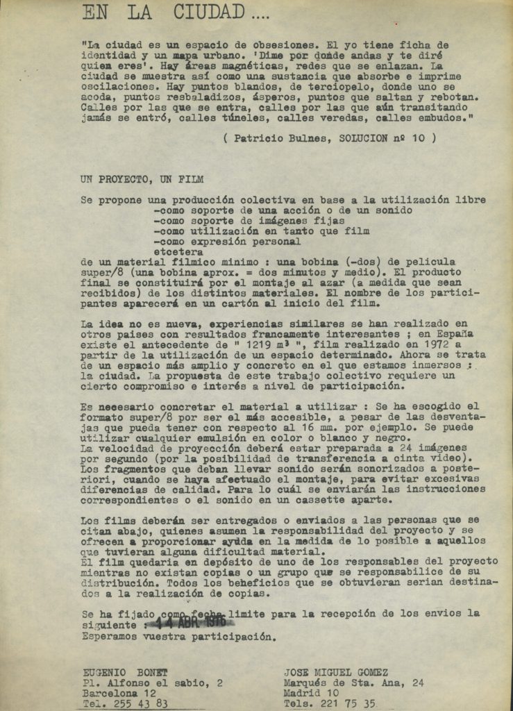 Round table about the collective film “In the City”