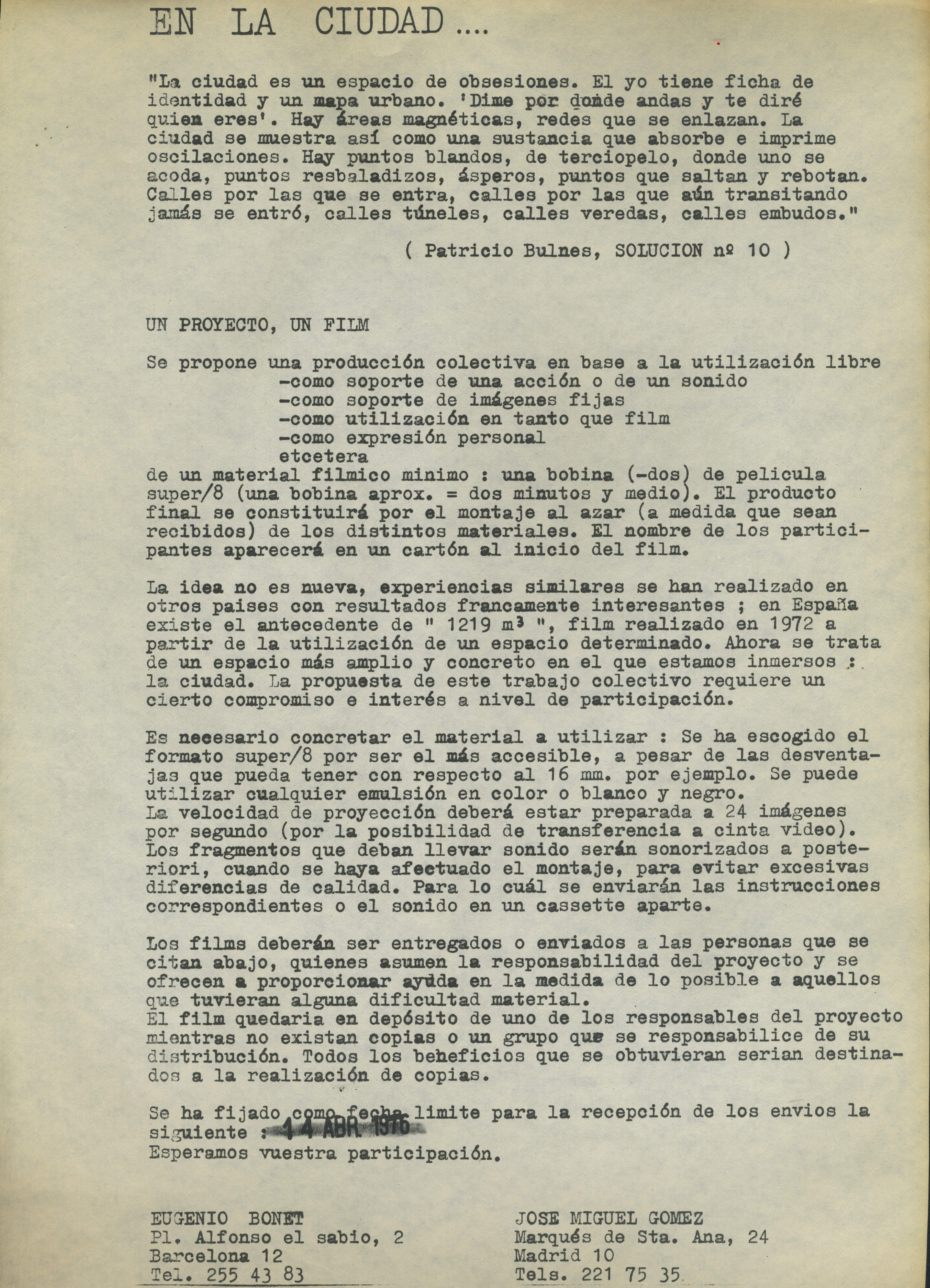 Round table about the collective film “In the City”