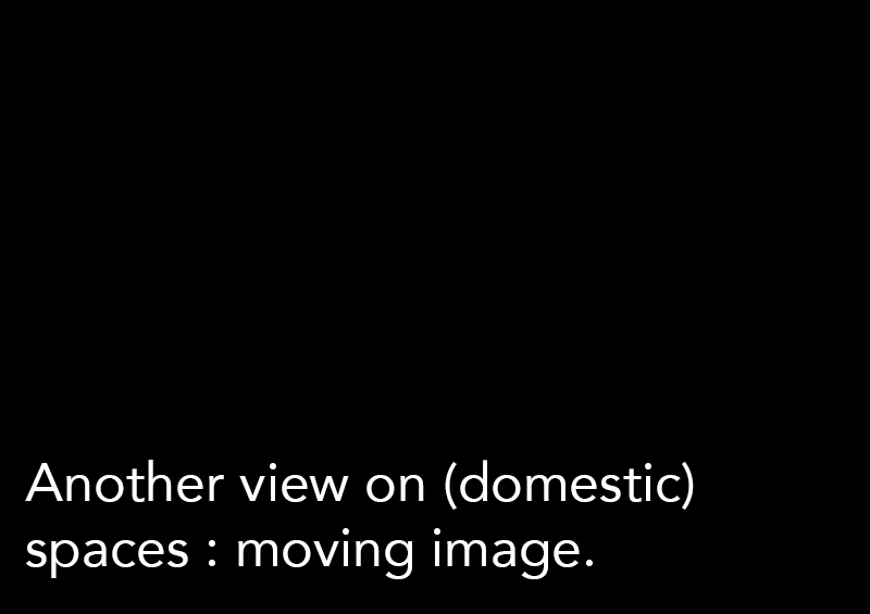 Another view on (domestic) spaces: