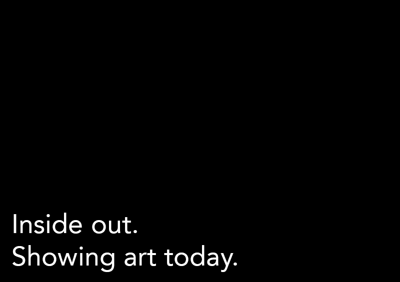 Inside out. Showing art today.