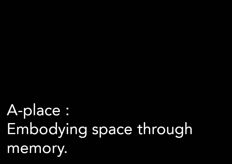 A-Place : Embodying space through…