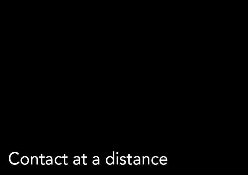 Contact at a distance