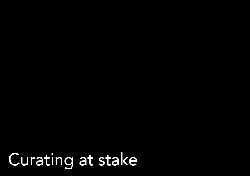 Curating at stake