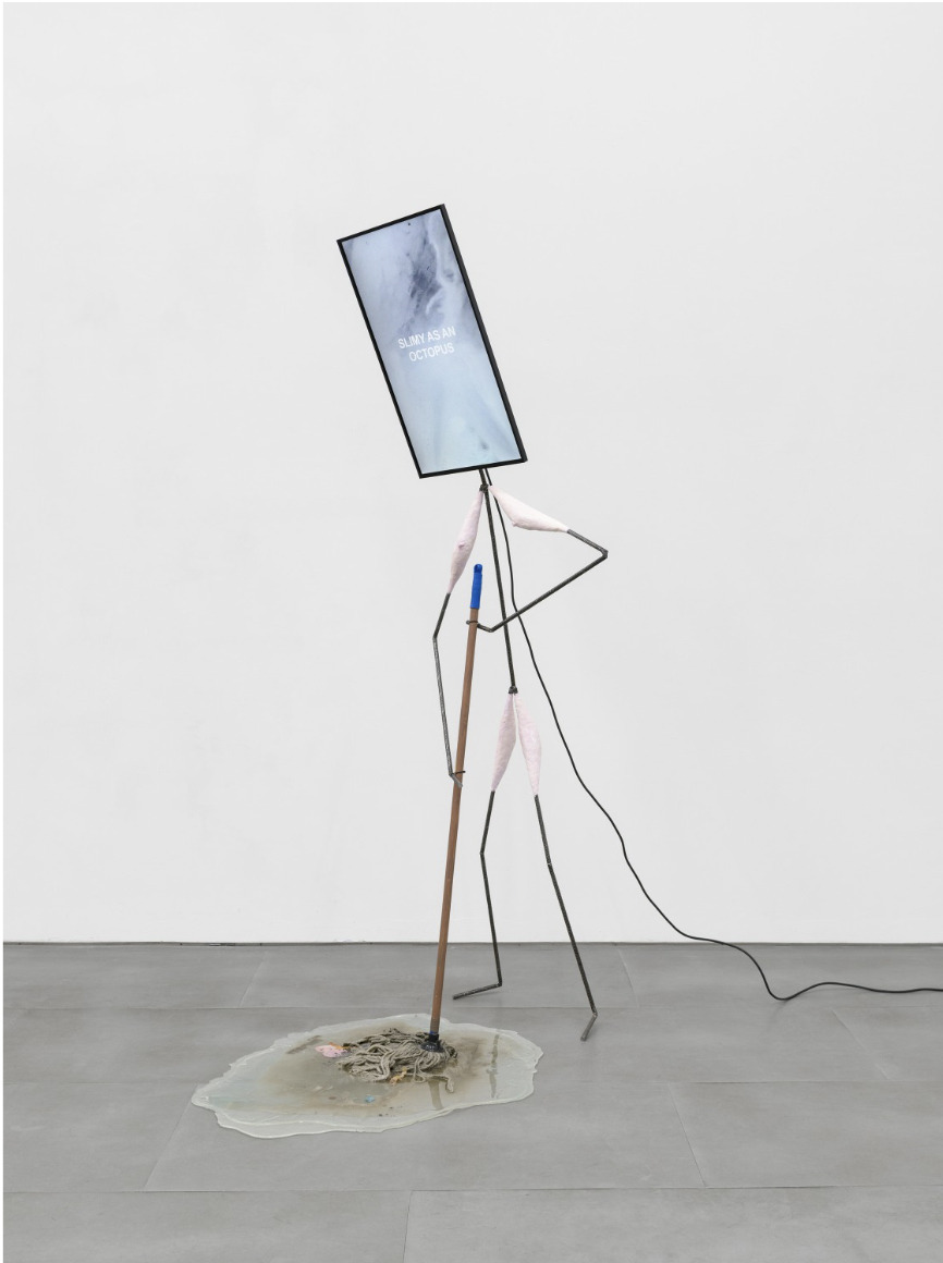 “Octopus Head Woman” by Laure Prouvost